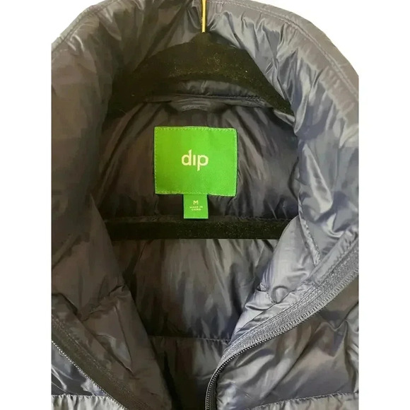 Dip Women’s Navy Blue Puffer Vest Size M - Picture 4 of 8